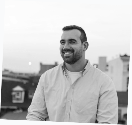 Brad, smiling on a rooftop in Central PA